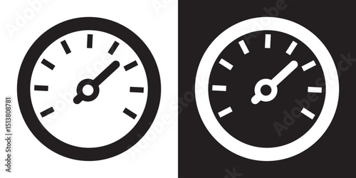 Speedometer speed  icon. Speed measurement vector. Car speed, fuel, RPM, tachometer. vector illustration. EPS 10/AI