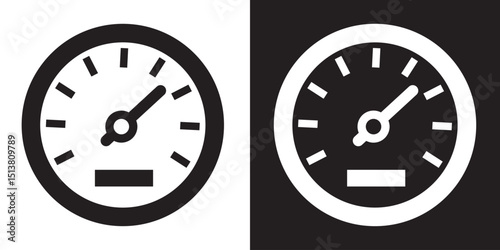 Speedometer speed  icon. Speed measurement vector. Car speed, fuel, RPM, tachometer. vector illustration. EPS 10/AI
