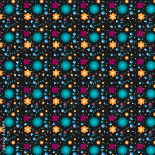 seamless pattern with stars