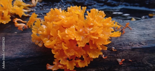 very beautiful coral mushroom