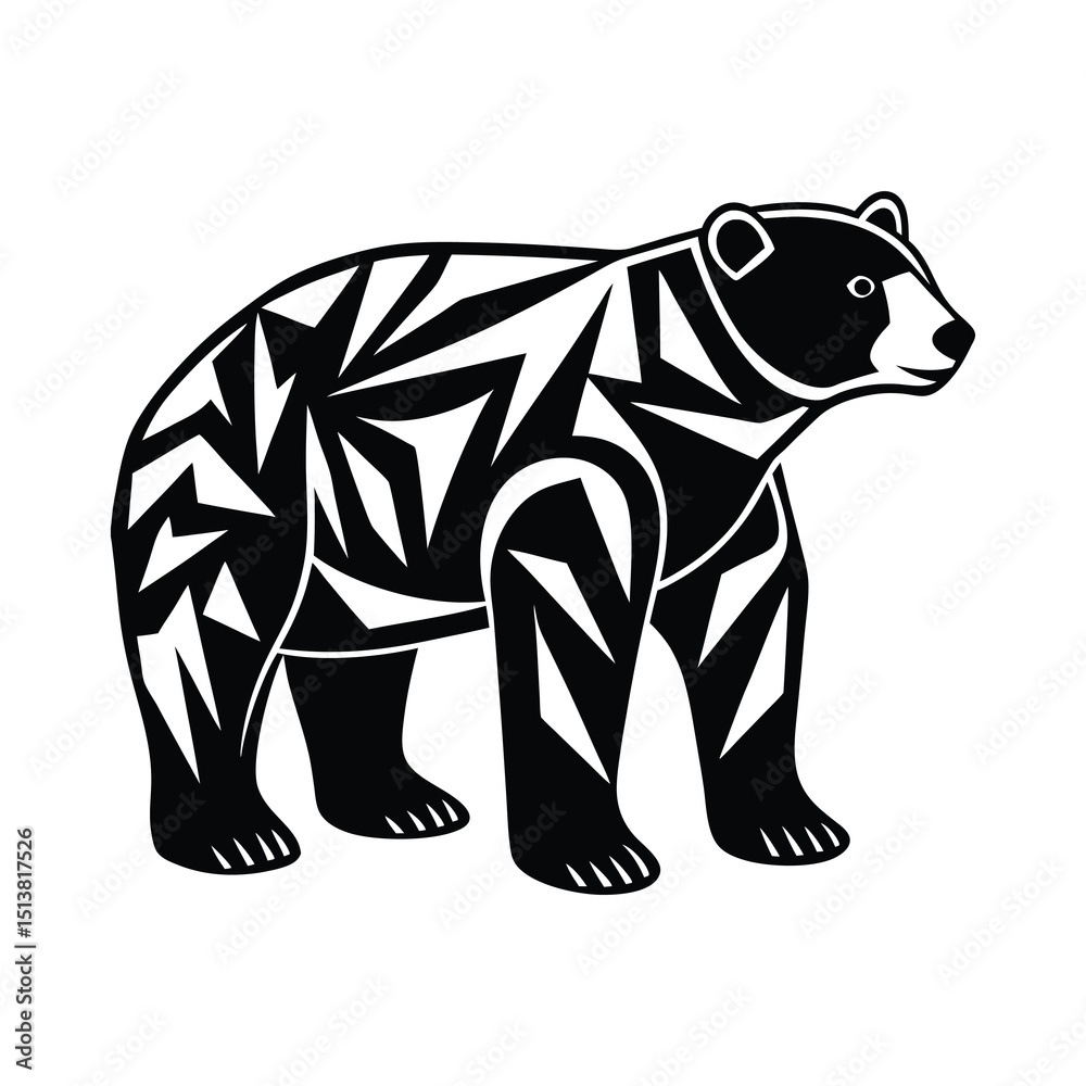 Fototapeta premium Polar Bear SVG
