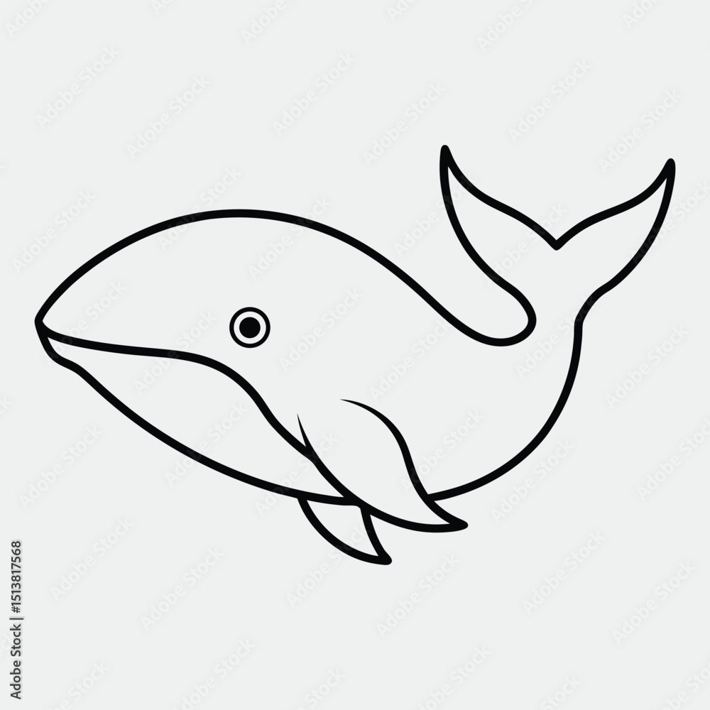 Fototapeta premium shark vector illustration