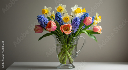 Wallpaper Mural bouquet of tulips Torontodigital.ca