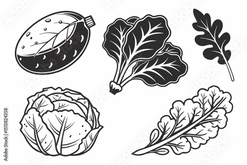set of leaves