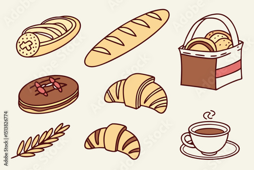 coffee and croissant