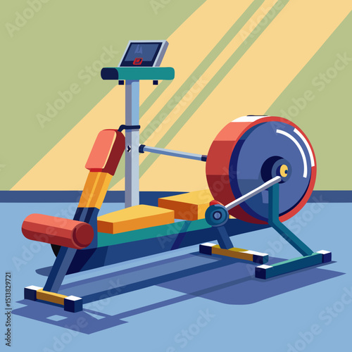 gym equipment on a treadmill