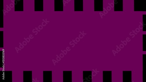 film purple in black square shape strip graphic digital geometric pattern design seamless motion illustration background