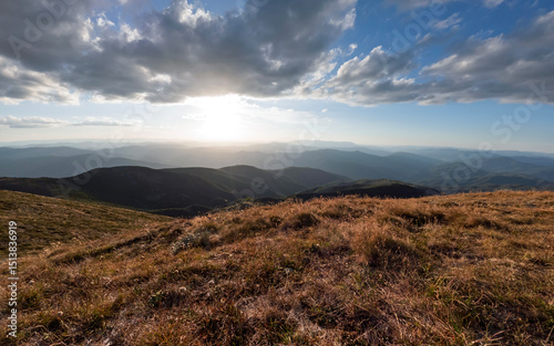 Mount Feathertop Landscape from Razorback Trail in Victoria’s Alpine National Park – Rugged Mountain Peaks with Panoramic Views, High Country, Australia