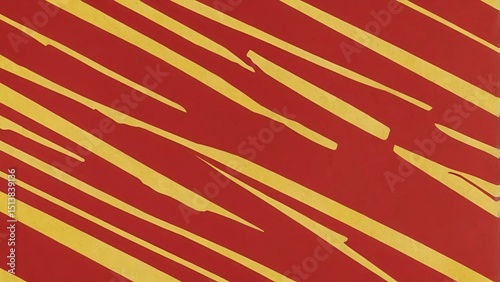 Abstract background with red andyellow stripes