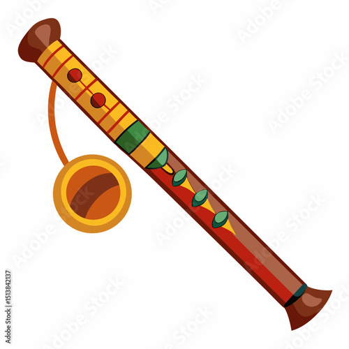 musical instrument isolated on white