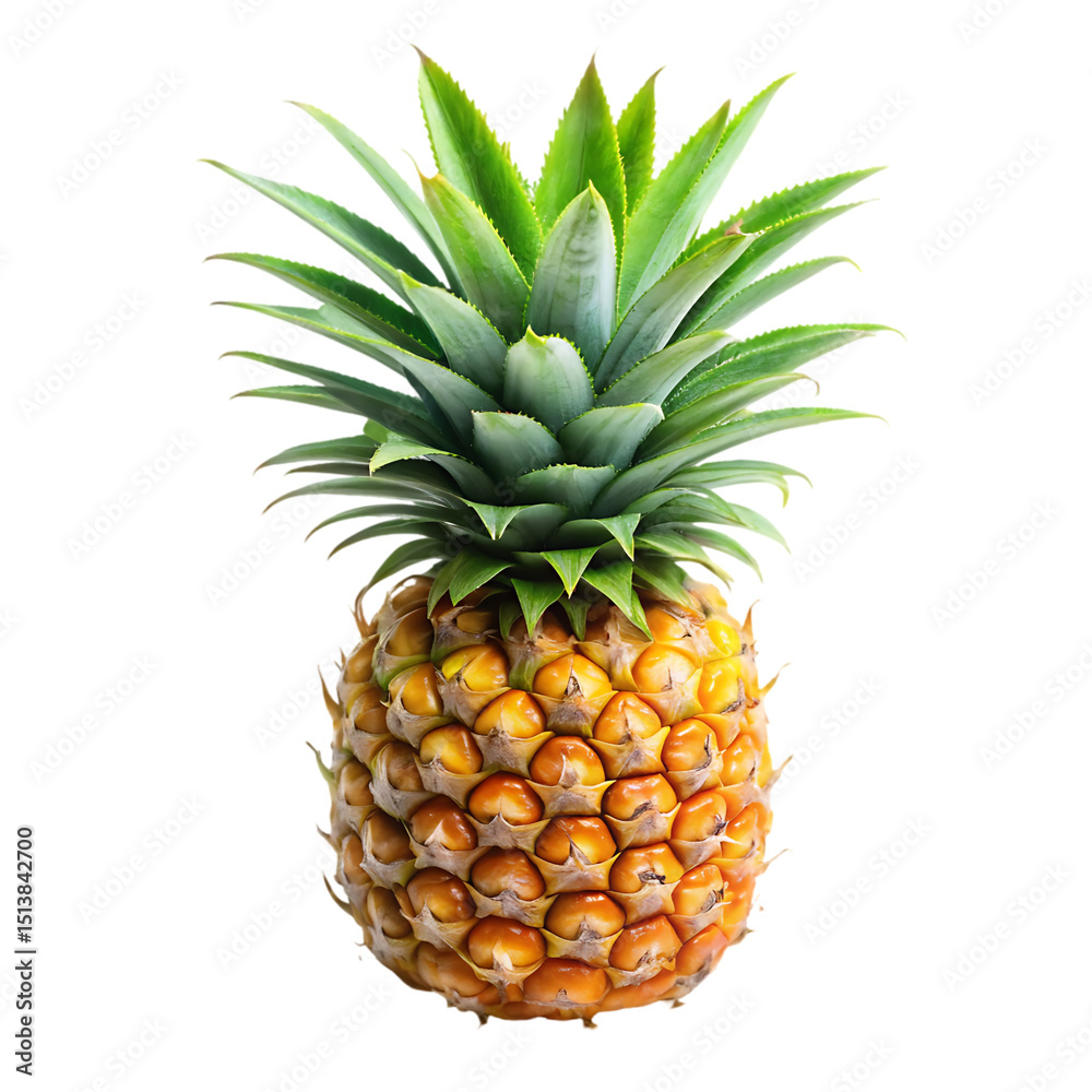 Fototapeta premium Fresh Pineapple: Juicy & Sweet