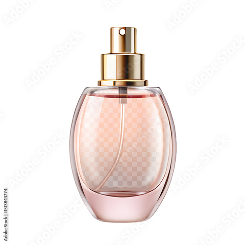 perfume bottle isolated on white