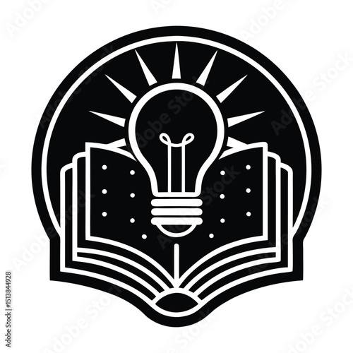 Vector light bulb icon representing bright ideas, innovation, and creative energy.