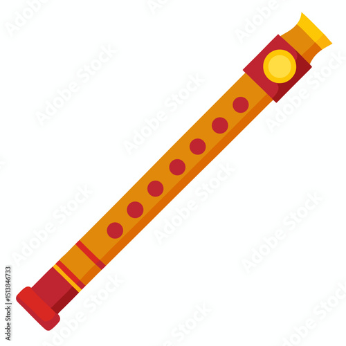 red plastic pipe