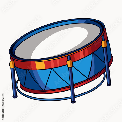 drum isolated on white