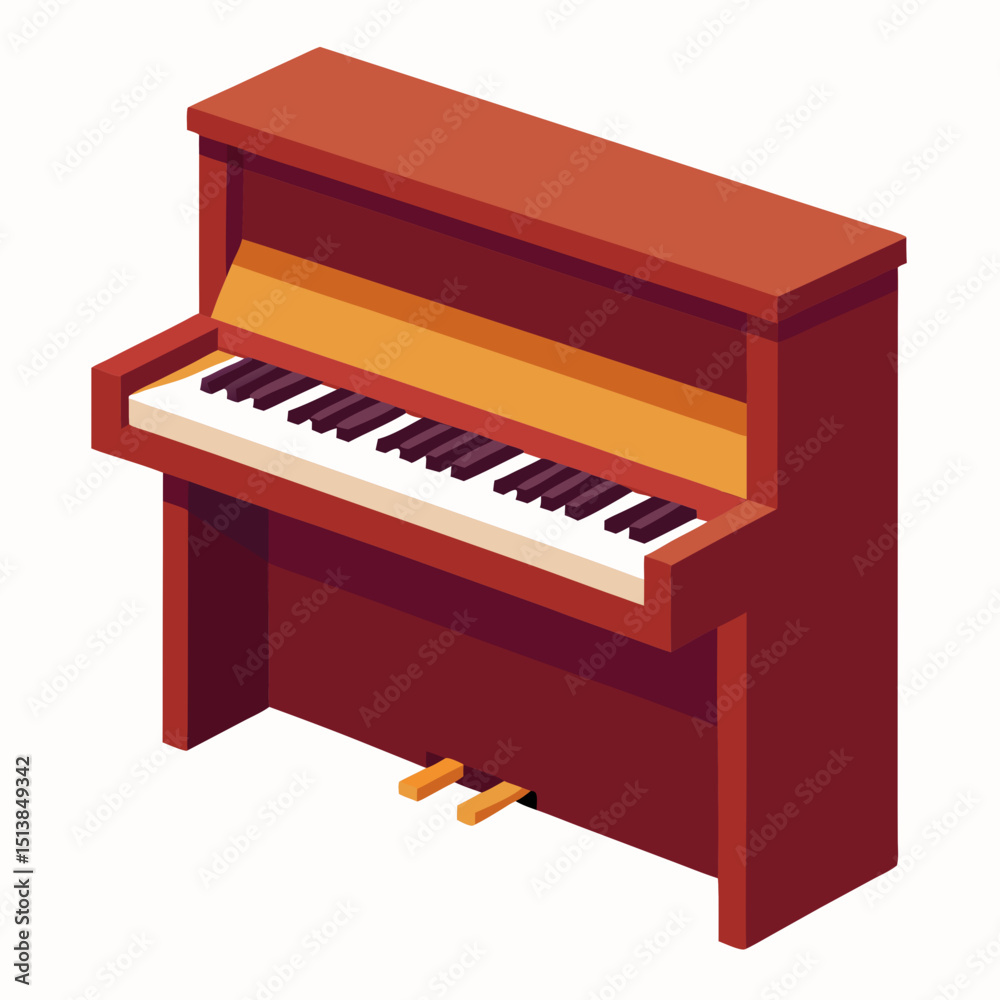piano keys on white background piano keys on white background