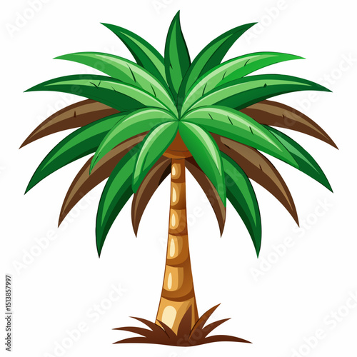 palm tree vector illustration