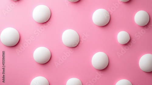 White circles on pink background (1)
