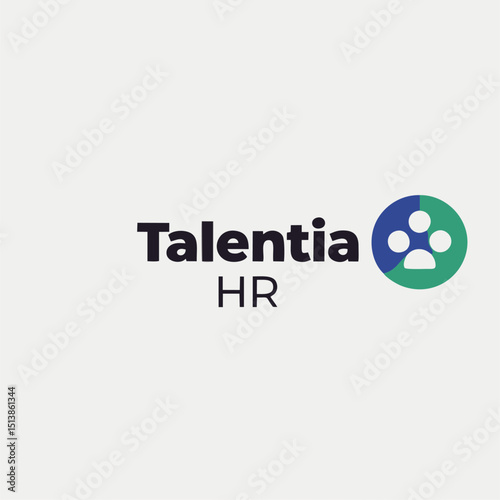Human Resources Logo – Modern People Icon for HR & Recruitment Agency