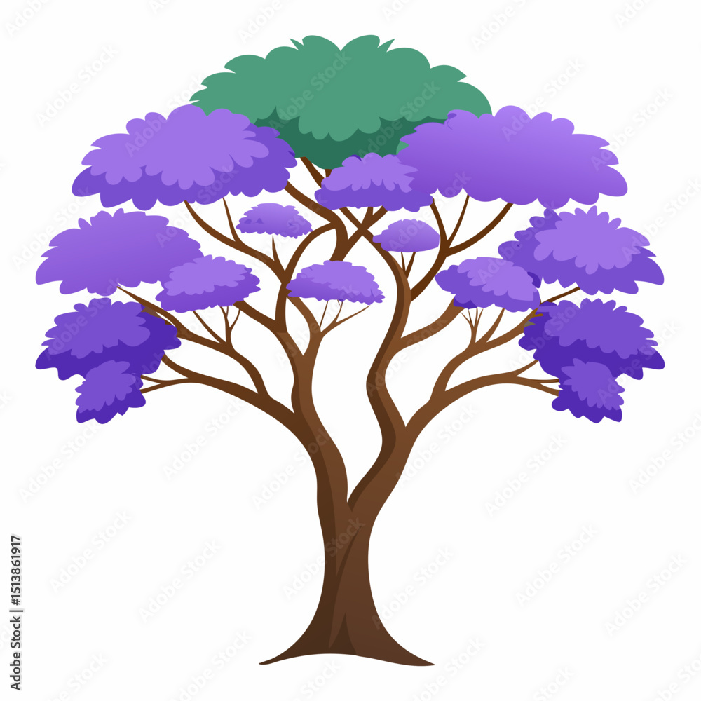 Obraz premium vector tree isolated on white background