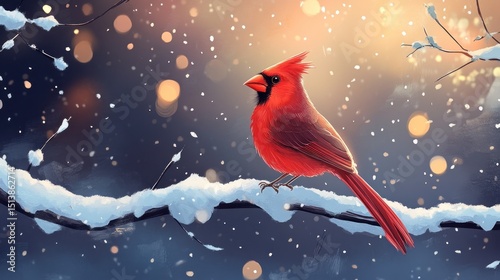 Winter Cardinal