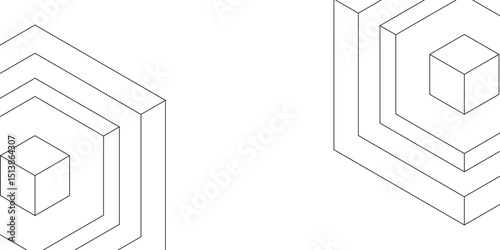 Abstract sketch of a building with lines, Abstract background. Vector abstract futuristic architecture concept with digital geometric connection lines. vector. technology communication data Science.	
