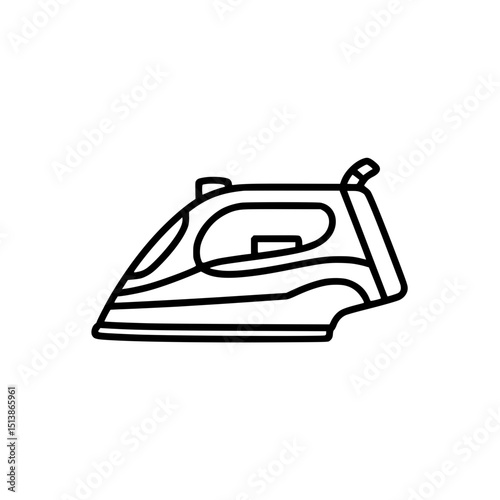 Electric iron illustration