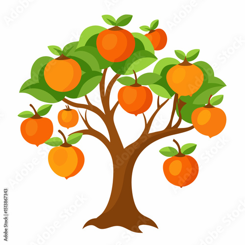 orange tree with fruits