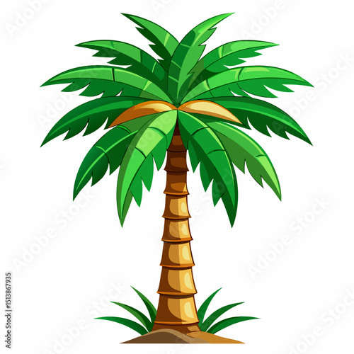 palm tree vector illustration