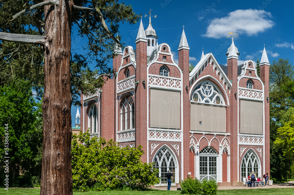 Obraz premium gotisches Haus im Wörlitzer Park