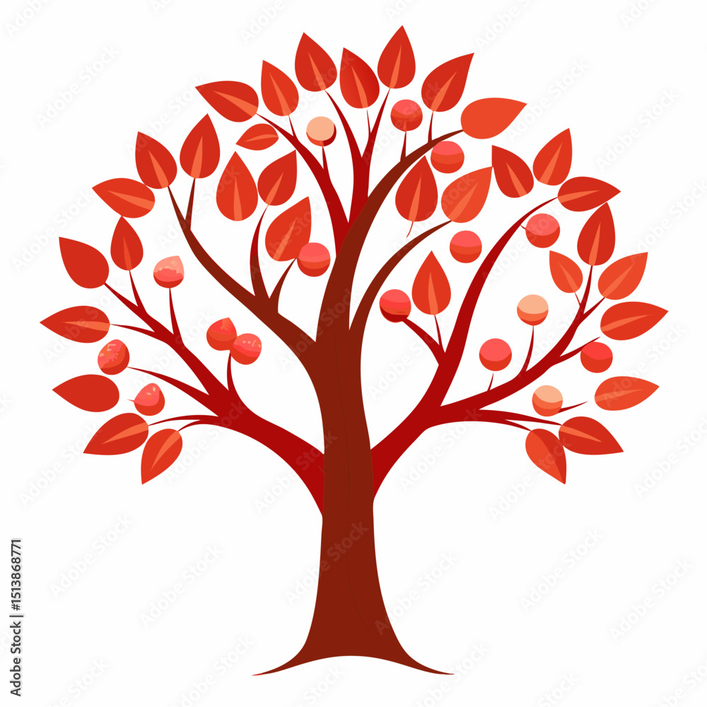 Obraz premium tree with autumn leaves