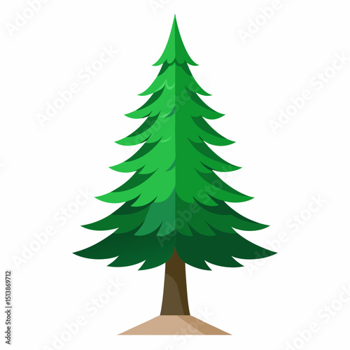 green christmas tree