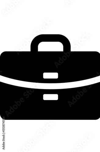 black leather briefcase