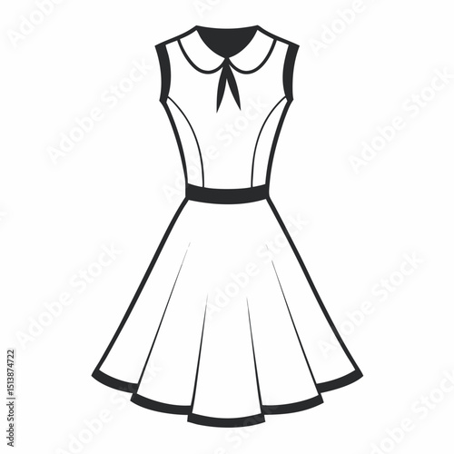 fashion dress on mannequin
