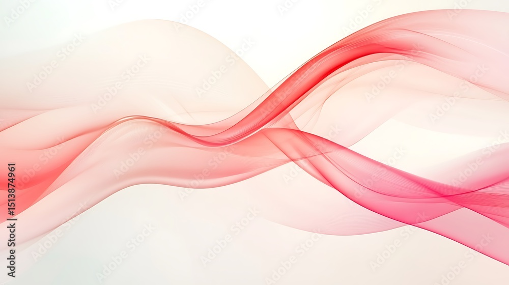A minimalistic background blending coral pink and light cream with a flowing wave transition A minimalistic background blending coral pink and light cream with a flowing wave transition
