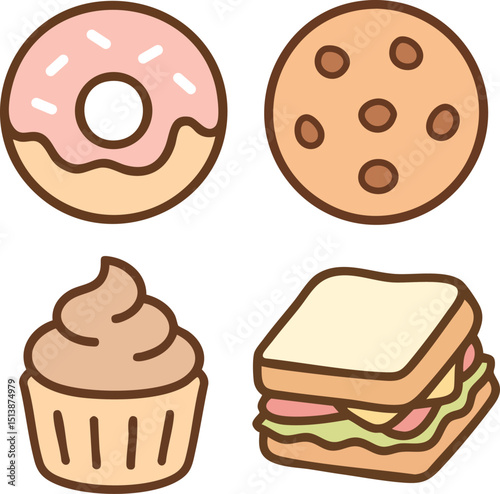 Baked goods collection