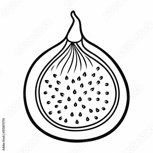vector illustration of an apple with drops