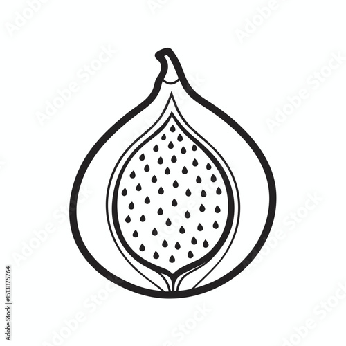 vector illustration of an apple with drops