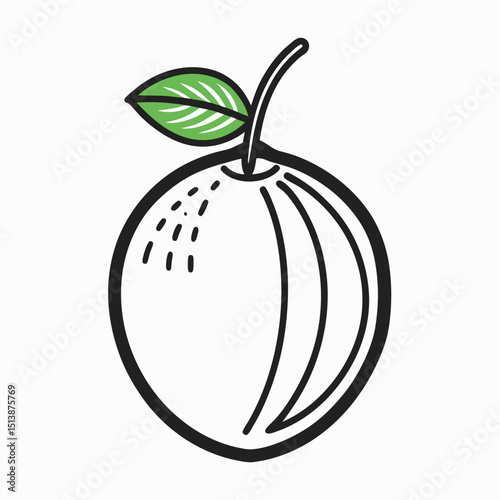 vector illustration of a tomato