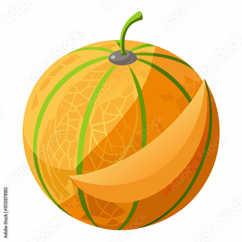 orange fruit isolated on white