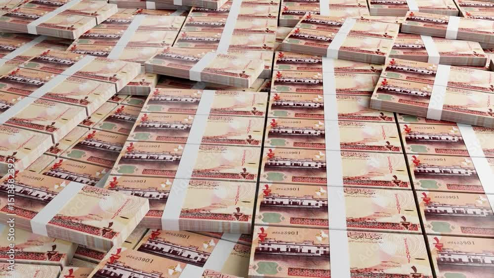Bahrain half or 1/2 dinar Banknotes Camera Movement in Slow M+B23otion. Realistic 3D Animation of Bahraini Money, HD Resolution Currency Stack stock video Bahrain half or 1/2 dinar Banknotes Camera Movement in Slow M+B23otion. Realistic 3D Animation of Bahraini Money, HD Resolution Currency Stack stock video