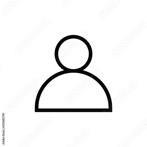 User icon. Profile avatar vector.