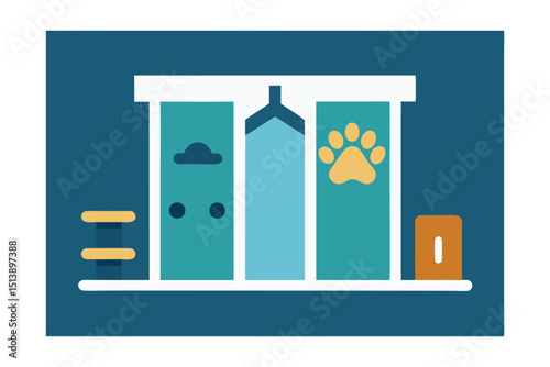 open window with flowers