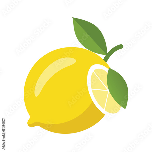 lemon vector illustration