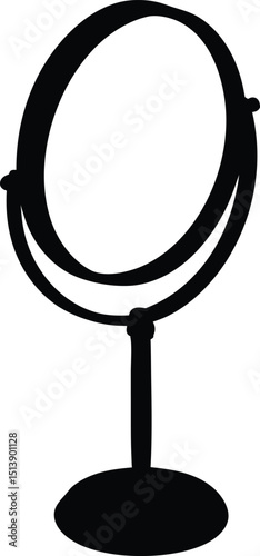 mirror silhouette icon