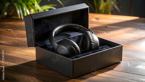 Luxury Over-Ear Headphones in Elegant Gift Box Premium Sound Experience