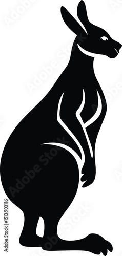 Kangaroo, Silhouette, Mammal, Australia,