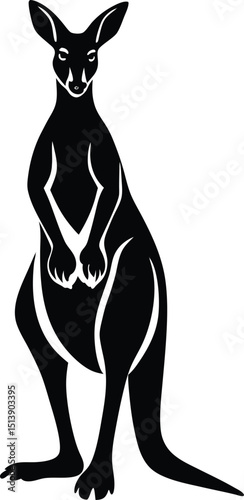 Kangaroo, Silhouette, Mammal, Australia,