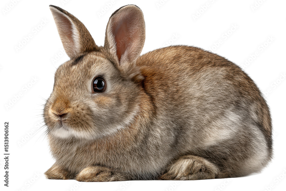 Obraz premium Cute Bunny Cutout ond PNG Background