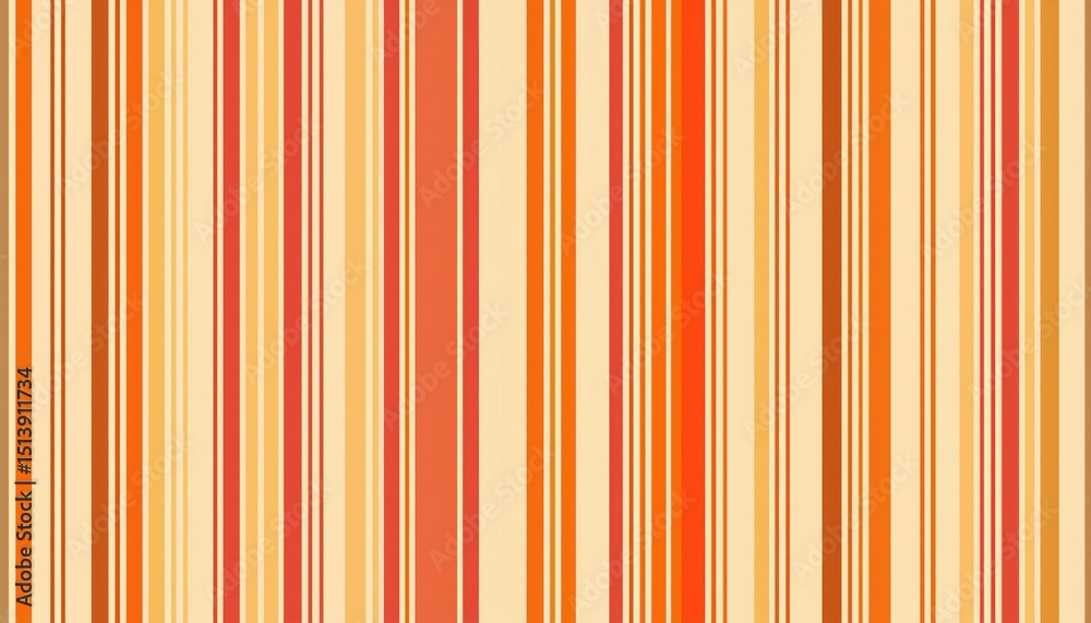 Obraz premium vertical gradient heatmap stripes in warm sunset tones with bold lines for modern web design, print background, branding accent, or infographic visualization style